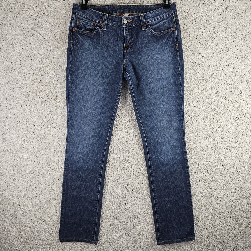 Lucky Brand Lola Straight Hipster Size 6/28 Jeans Dark Wash Reg (32x31)